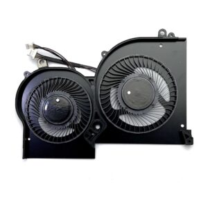 Bestparts New Genuine CPU+GPU Cooling Fan Replacement for MSI GS65 Stealth (Does Not fit Stealth Thin Series) P/N: BS5005HS-U3I BS5005HS-U3J DC5V 0.5A Fan Dual Fans