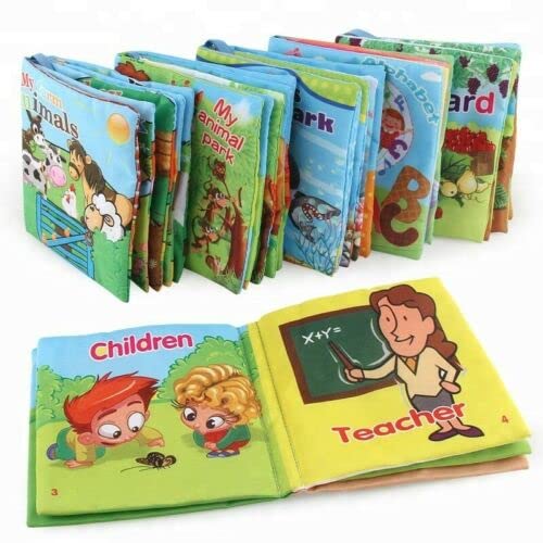 LmtLessDeals Baby Soft Cloth Books Baby Books Safety Fabric Baby Book Set 3 Pack Gift Set