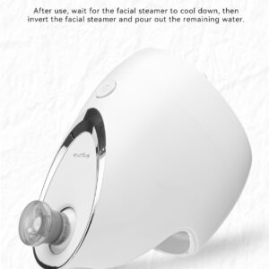 Kingsmile Facial Steamer, 2 in 1 Face Steamer for Facial,Compact Nano Steamer with Aromatherapy,Face Humidifier - Adjustable Nozzle, Warm Powerful Steam for Home SPA,Cleanses and Moisturizes,Sinuses