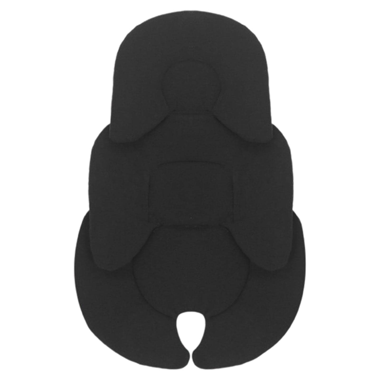 Milageto Stroller Cushion Breathable Insert for Baby, Black, 58x38cm