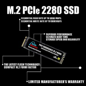 Arch Memory Replacement for Dell SNP112P/512G AA618641 512GB M.2 2280 PCIe (4.0 x4) NVMe Solid State Drive for Precision Workstation 3240