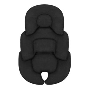 Milageto Stroller Cushion Breathable Insert for Baby, Black, 58x38cm