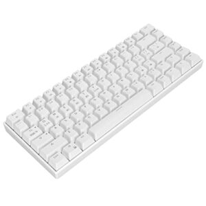 Gaming Keyboard, Ergonomic Layout Mechanical Keyboard 1800mAh Battery Wireless 2.4G for Laptop for Desktop for PC