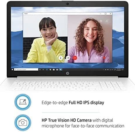 HP 2022 17.3" FHD IPS Laptop, 11th Gen 4-Core Intel Core i5-1135G7(Beats i7-1065G7), Iris Xe Graphics, 16GB 3200Mhz DDR4 RAM, 512GB SSD, Windows 11 S, Silver