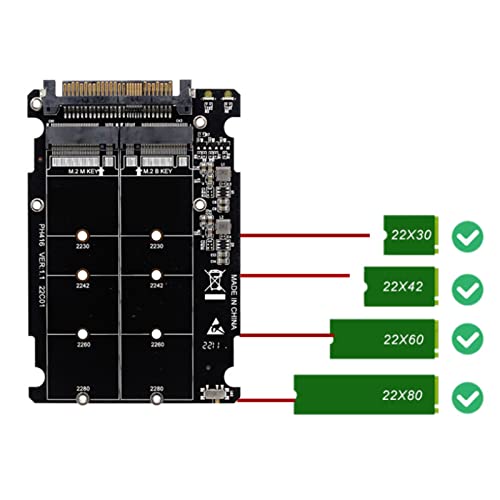 Shanrya Hard Drive Enclosure 6Gbps High Speed PCE3.0X4GEN3 SSD Enclosure for Motherboard