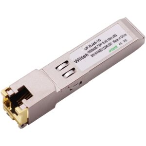 1000base-t gigabit sfp to rj45, 1g sfp to ethernet copper transceivers compatible for ubiquiti unifi uf-rj45-1g/uacc-cm-rj45-1g, up to 100m