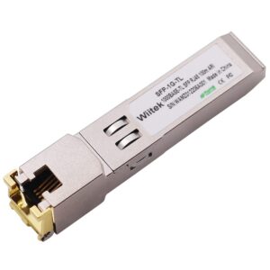 1000base-t gigabit sfp to rj45, 1g sfp to ethernet copper transceivers compatible for arista sfp-1g-tl, up to 100m