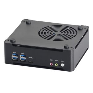 HUNSN 4K Mini PC, Desktop Computer, Server, I7 7700HQ 7820HK 7820HQ, Windows 11 / Linux Ubuntu, BM21b, Wi-Fi6, BT5.2, DP, HDMI, 6 x USB3.0, Type-C, LAN, Smart Fan, 16G RAM, 512G SSD