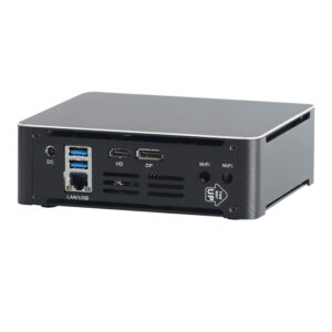 HUNSN 4K Mini PC, Desktop Computer, Server, I7 7700HQ 7820HK 7820HQ, Windows 11 / Linux Ubuntu, BM21b, Wi-Fi6, BT5.2, DP, HDMI, 6 x USB3.0, Type-C, LAN, Smart Fan, 16G RAM, 512G SSD