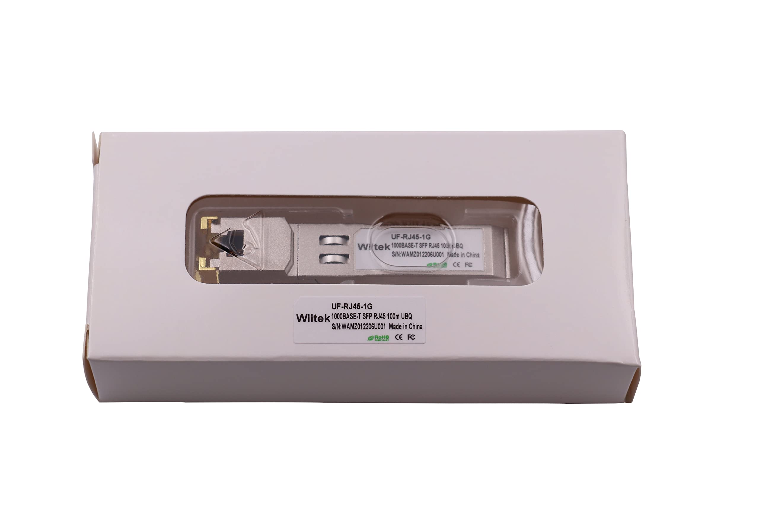 1000BASE-T Gigabit SFP to RJ45, 1G SFP to Ethernet Copper Transceivers Compatible for Ubiquiti Unifi UF-RJ45-1G/uacc-cm-rj45-1g, up to 100m