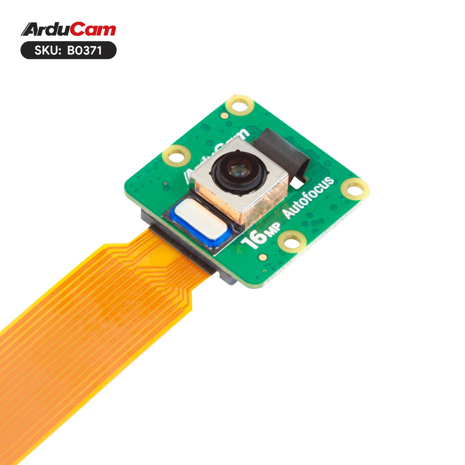 Arducam IMX519 Autofocus Camera Module for Raspberry Pi, 16MP AF Pi Camera Compatible with Raspberry Pi 5/4B/3B+, Raspberry Pi Zero 2 W