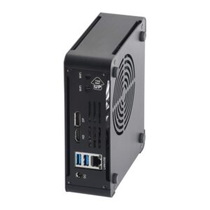 HUNSN 4K Mini PC, Desktop Computer, Server, I7 7700HQ 7820HK 7820HQ, Windows 11 / Linux Ubuntu, BM21b, Wi-Fi6, BT5.2, DP, HDMI, 6 x USB3.0, Type-C, LAN, Smart Fan, 16G RAM, 512G SSD