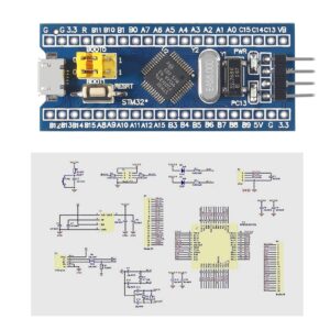 Alinan 6pcs STM32F103C8T6 Minimum System Development Board with Imported Chip STM32 ARM Core Learning Board Module