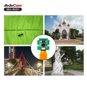 Arducam IMX519 Autofocus Camera Module for Raspberry Pi, 16MP AF Pi Camera Compatible with Raspberry Pi 5/4B/3B+, Raspberry Pi Zero 2 W