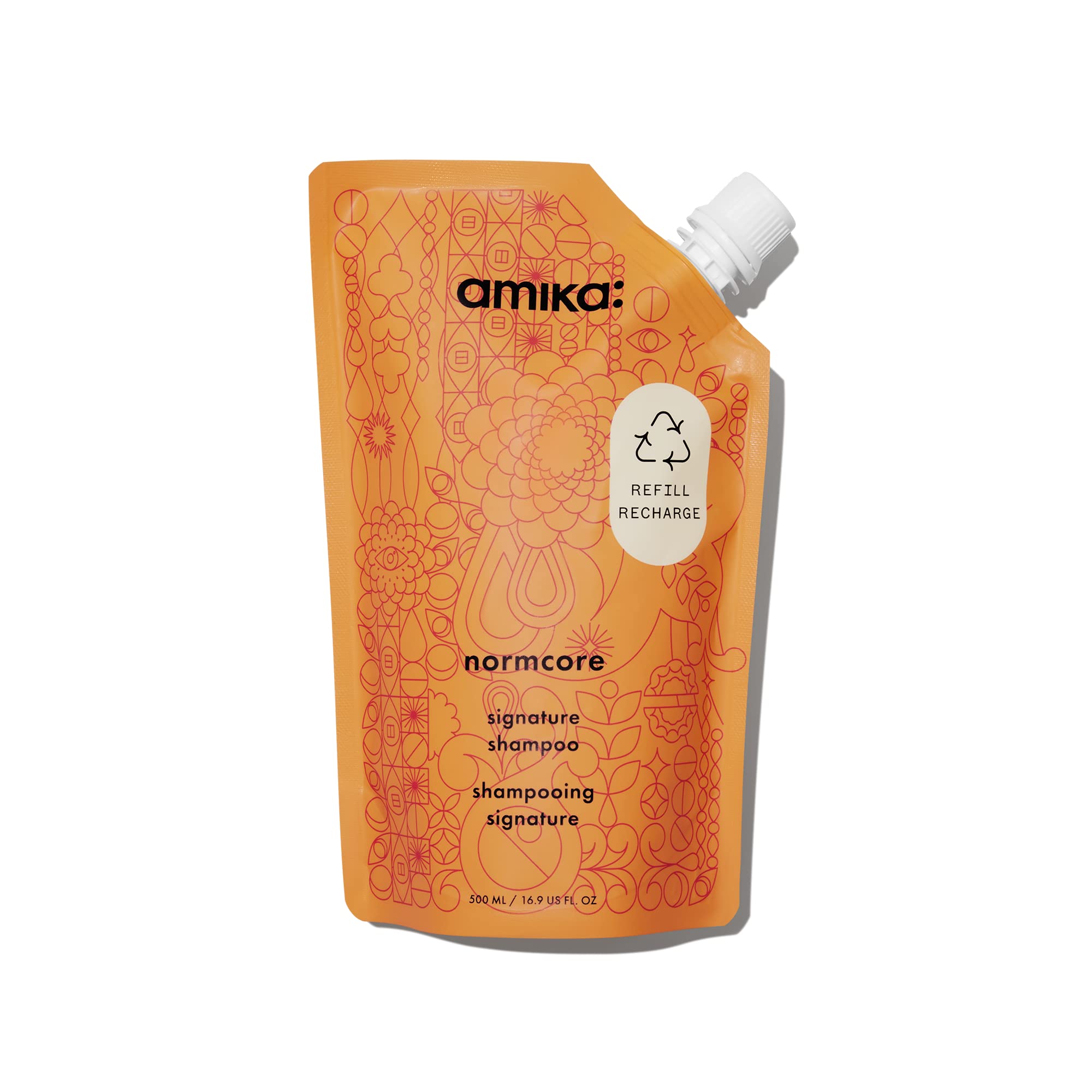 amika normcore signature shampoo, 500ml