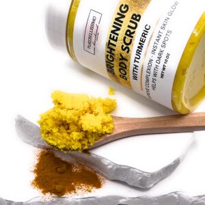 SUGAR BODY SCRUB Brightening Scrub Sugar Scrub Turmeric Body Exfoliant Scrub For Dark Spots (Sugar)