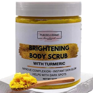 sugar body scrub brightening scrub sugar scrub turmeric body exfoliant scrub for dark spots (sugar)