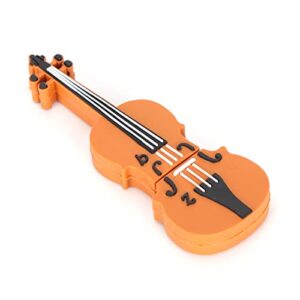 Cartoon Violin Shape USB Flash Drive, USB2.0 Memory Thumb Stick U Disk for Computer Kids and Friends Gifts(128GB)