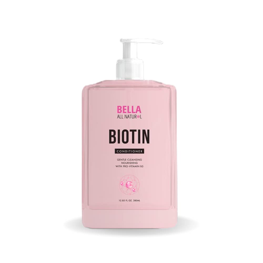 Bella All Natural Biotin Conditioner for Hair Growth - Thickening, Deep Moisturizer, Anti-Frizz