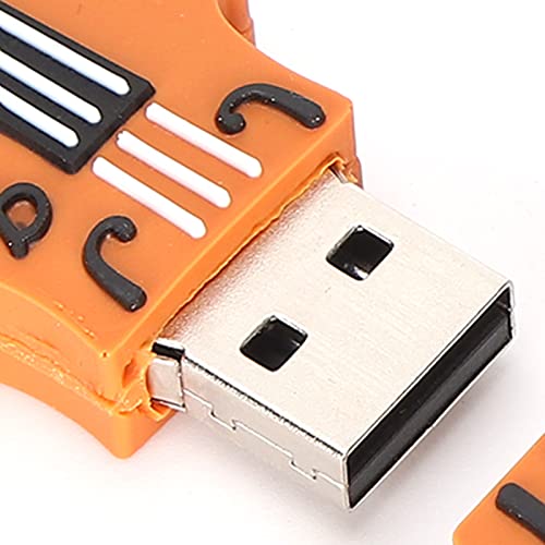 Cartoon Violin Shape USB Flash Drive, USB2.0 Memory Thumb Stick U Disk for Computer Kids and Friends Gifts(128GB)