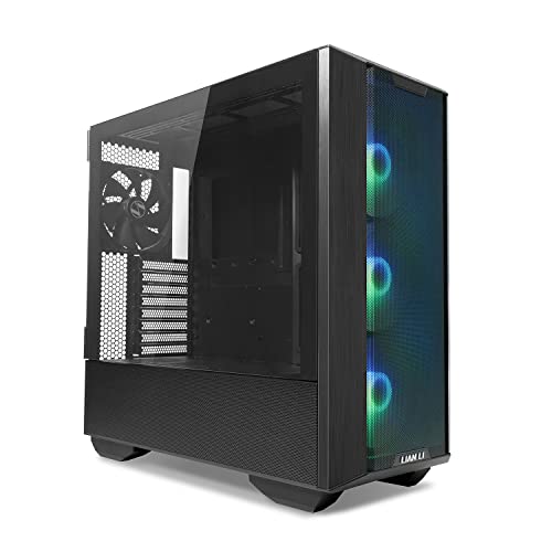 LIAN LI Lancool III RGB Black Aluminum/SECC/Tempered Glass Gaming Case with 4 × 140 PWM Fans (ARGB) - LANCOOL 3R-X