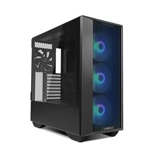 lian li lancool iii rgb black aluminum/secc/tempered glass gaming case with 4 × 140 pwm fans (argb) - lancool 3r-x