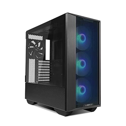 LIAN LI Lancool III RGB Black Aluminum/SECC/Tempered Glass Gaming Case with 4 × 140 PWM Fans (ARGB) - LANCOOL 3R-X