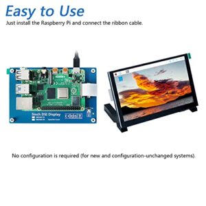 FREENOVE 5 Inch Touchscreen Monitor for Raspberry Pi 5 4 B 3 B+ A+, 800x480 Pixel IPS Display, 5-Point Touch Capacitive Screen, Driver-Free MIPI DSI Port