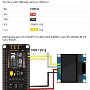 DIYmall 2pcs 0.96" Inch Blue and Yellow I2c IIC Serial 128x64 OLED LCD Module + 120pcs 20cm Dupont Wire Ribbon Cables Kit for Arduino Display Raspberry Pi 51 Msp420 STIM32 SCR Micro:bit