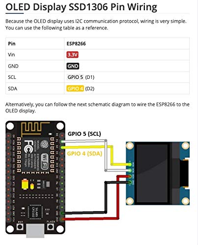 DIYmall 2pcs 0.96" Inch Blue and Yellow I2c IIC Serial 128x64 OLED LCD Module + 120pcs 20cm Dupont Wire Ribbon Cables Kit for Arduino Display Raspberry Pi 51 Msp420 STIM32 SCR Micro:bit