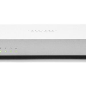 Cisco Meraki MX60 Small Branch Security Appliance (100Mbps FW Throughput 5xGbE Ports, Dashboard and Cloud Controller License Required) (Renewed)