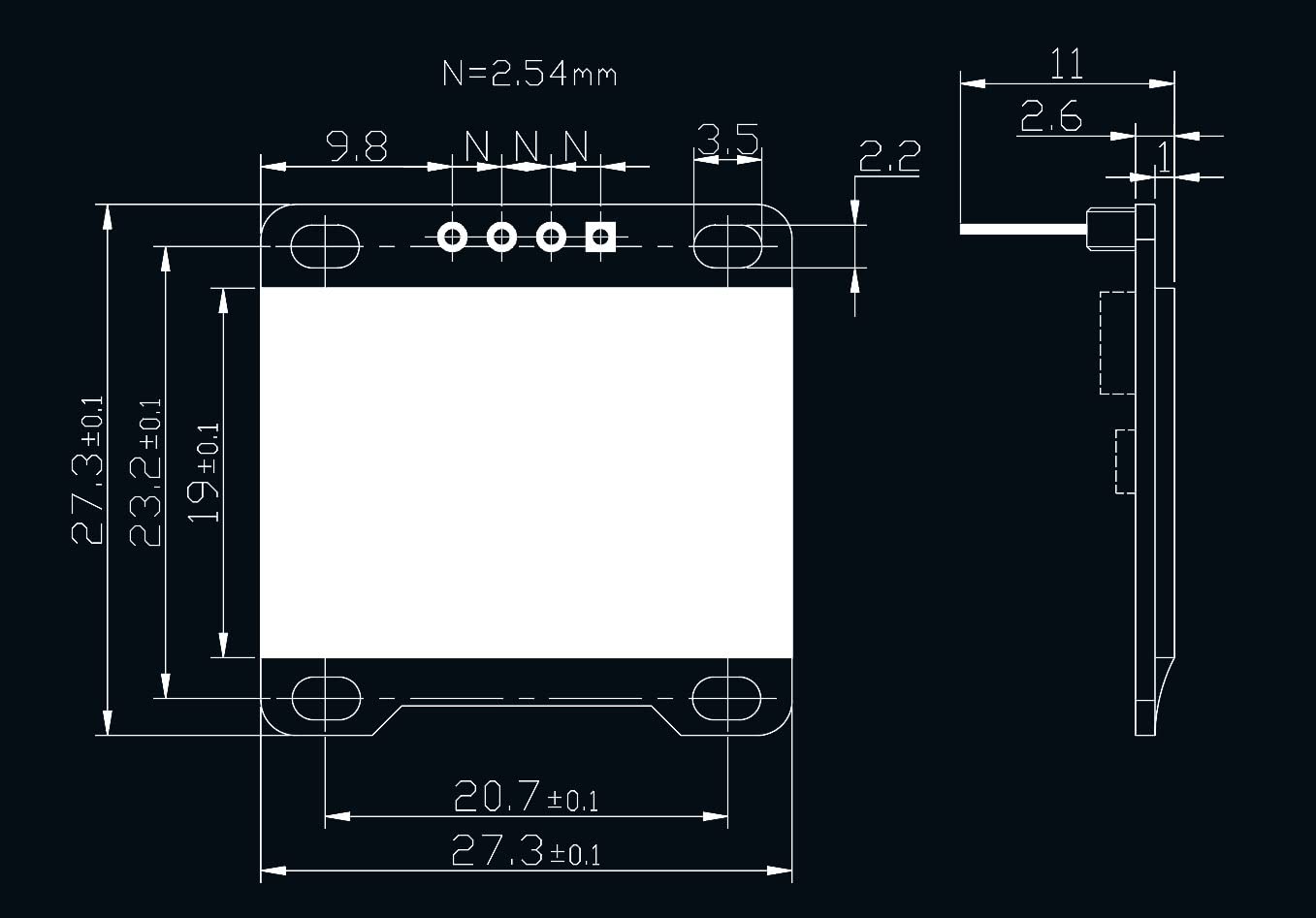 DIYmall 2pcs 0.96" Inch Blue and Yellow I2c IIC Serial 128x64 OLED LCD Module + 120pcs 20cm Dupont Wire Ribbon Cables Kit for Arduino Display Raspberry Pi 51 Msp420 STIM32 SCR Micro:bit