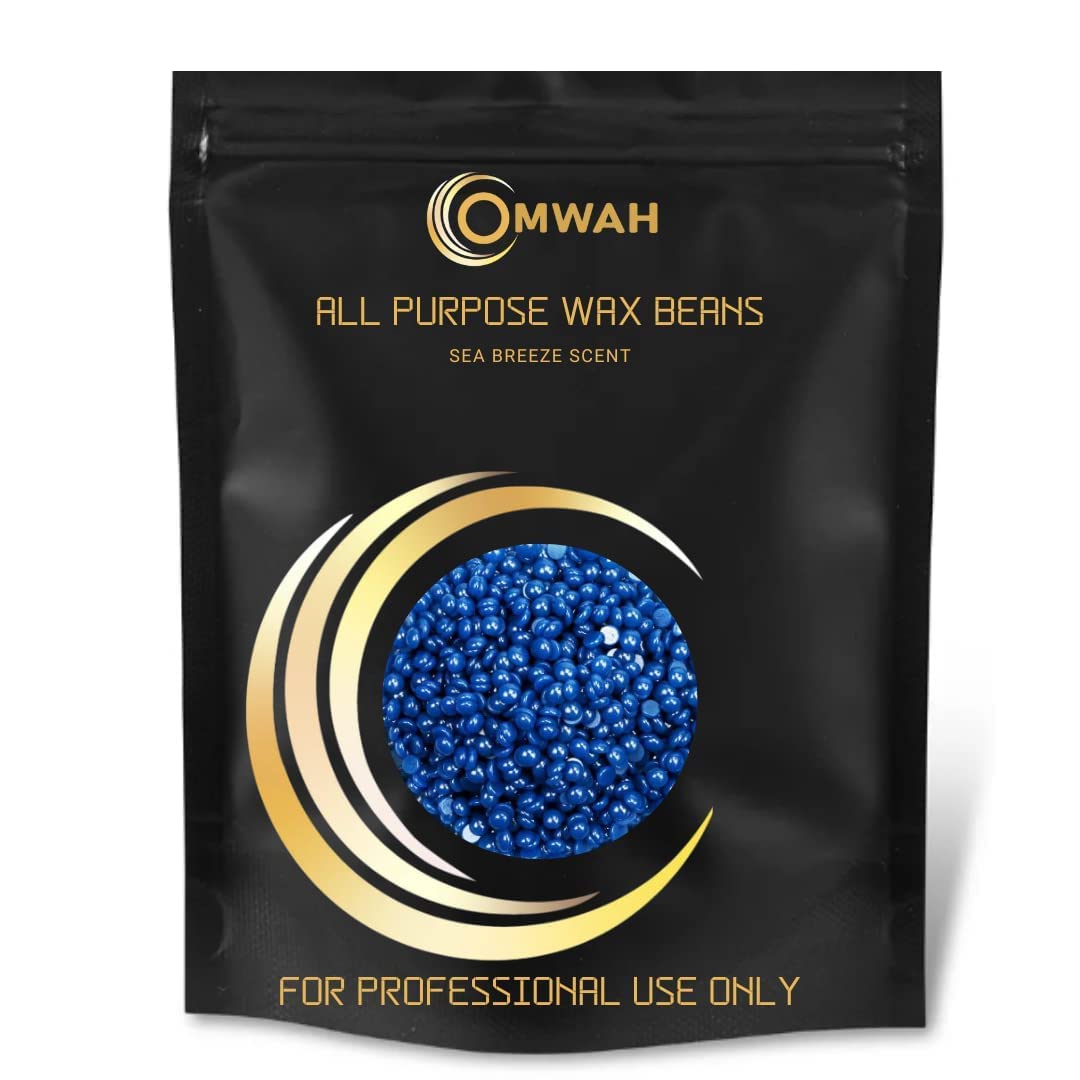 OMWAH Hard Wax Beads - All Purpose Wax Beans Brazilian Hair Removal (15.5 oz.)