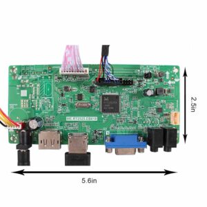 FanyiTek 10.4 inch 800x600 4:3 TFT LCD Screen and HDMI DP VGA LVDs Controller Board, for Vide Gaming Display