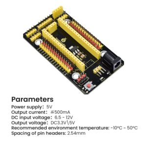 KEYESTUDIO Raspberry Pi PICO IO Shield Pico Breakout Board for Raspberry Pi Pico Development Board