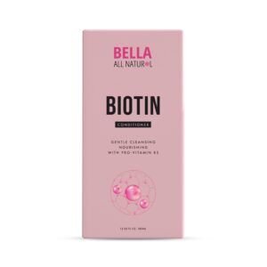 Bella All Natural Biotin Conditioner for Hair Growth - Thickening, Deep Moisturizer, Anti-Frizz