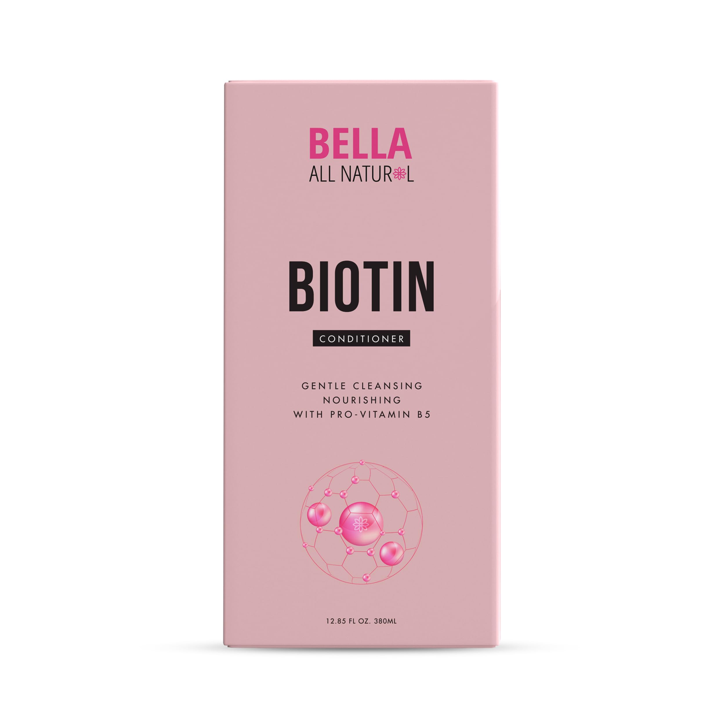 Bella All Natural Biotin Conditioner for Hair Growth - Thickening, Deep Moisturizer, Anti-Frizz