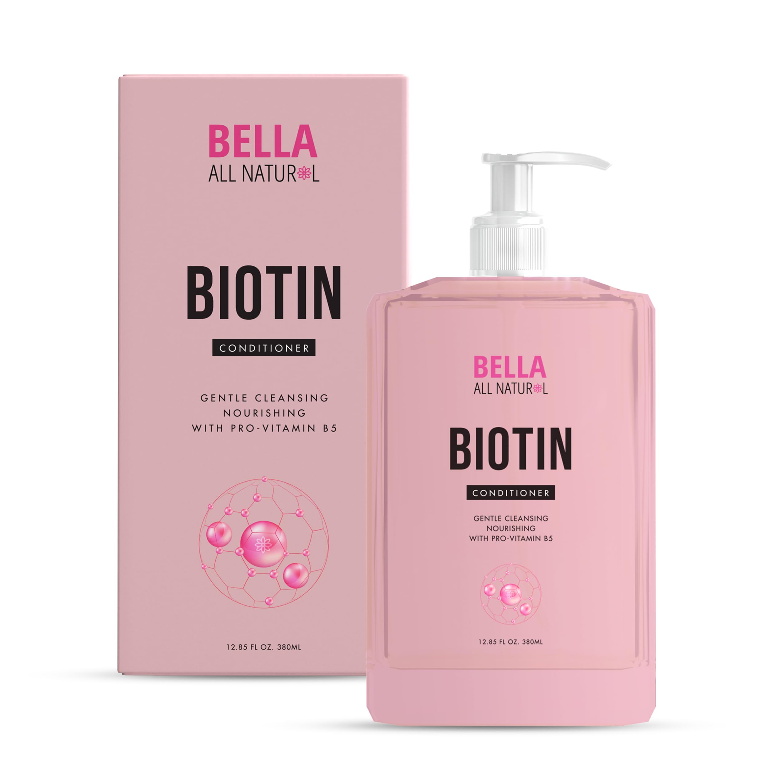 Bella All Natural Biotin Conditioner for Hair Growth - Thickening, Deep Moisturizer, Anti-Frizz