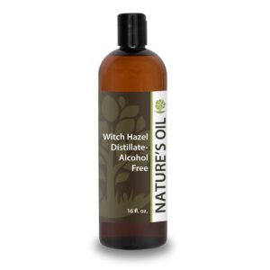 nature's oil distillate-alcohol free witch hazel, fragrance free (16oz)