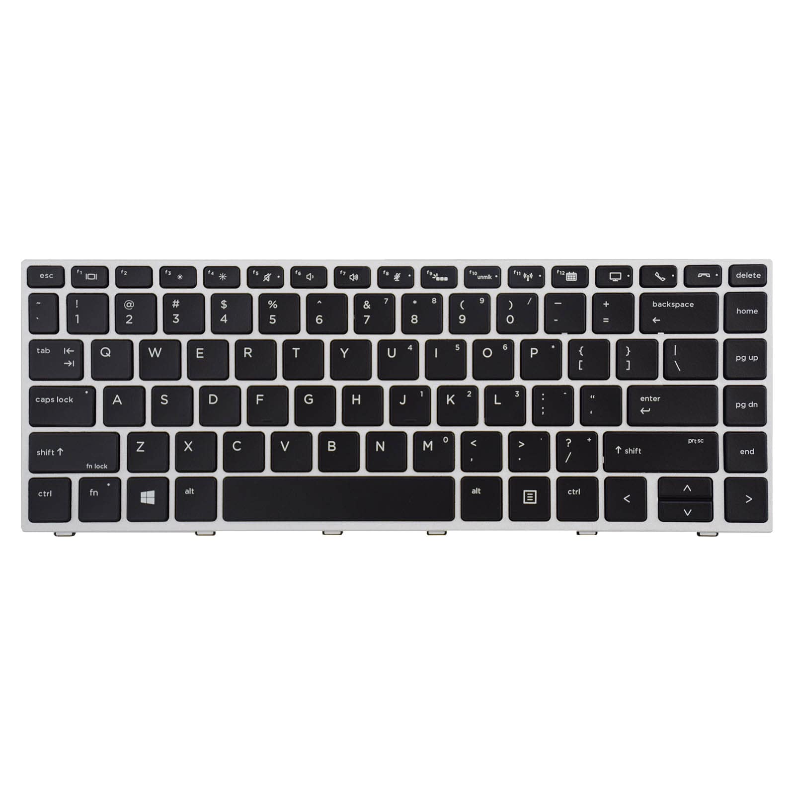 SUNMALL Replacement Keyboard Compatible with HP EliteBook 745 G5 745 G6 840 G5 846 G5 840 G6 846 G6.ZBook 14u G5 ZBook 14u G6 with Backlight (No Pointer)