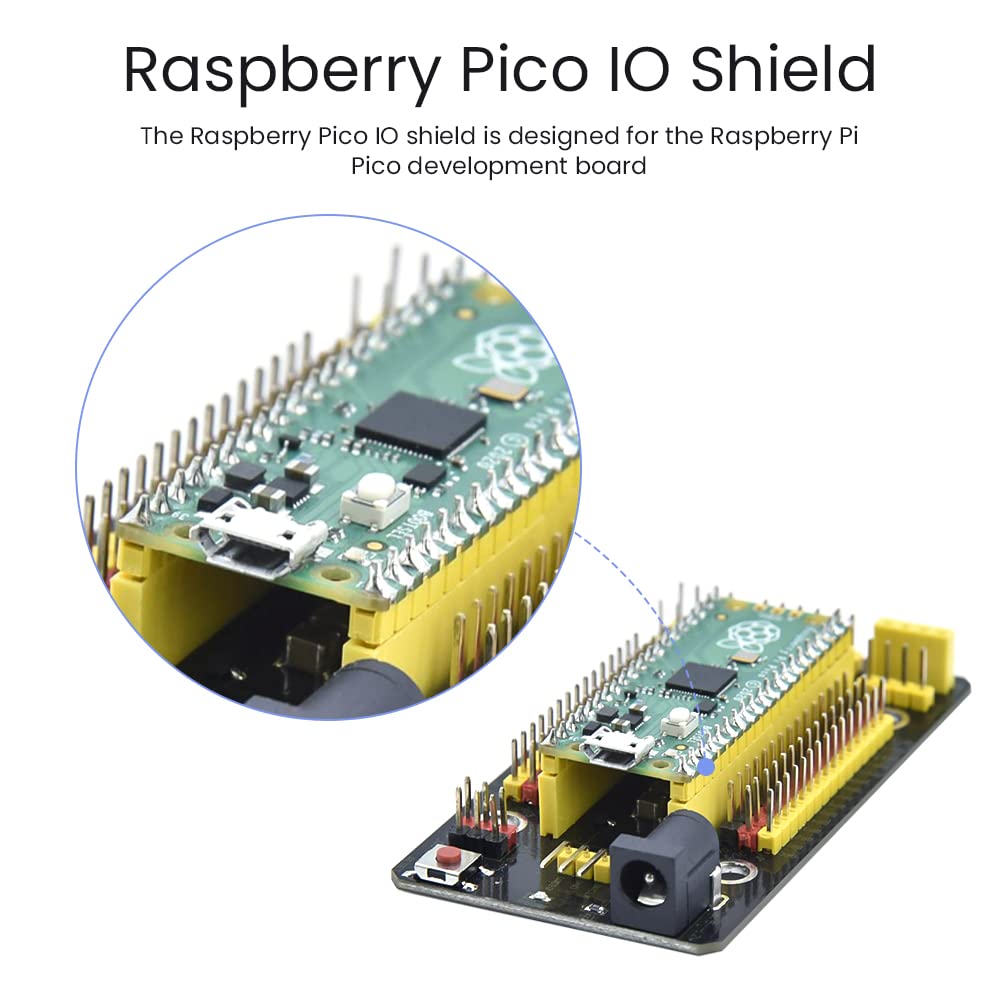 KEYESTUDIO Raspberry Pi PICO IO Shield Pico Breakout Board for Raspberry Pi Pico Development Board