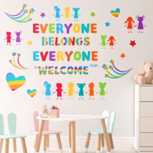 Yinder Kids Wall Decals Classroom Decals Playroom Wall Decor Wall Decals Daycare Decals Motivational Wall Decals Positive Saying Sticker Splatter Wall Sticker for Kids Bedroom Nursery