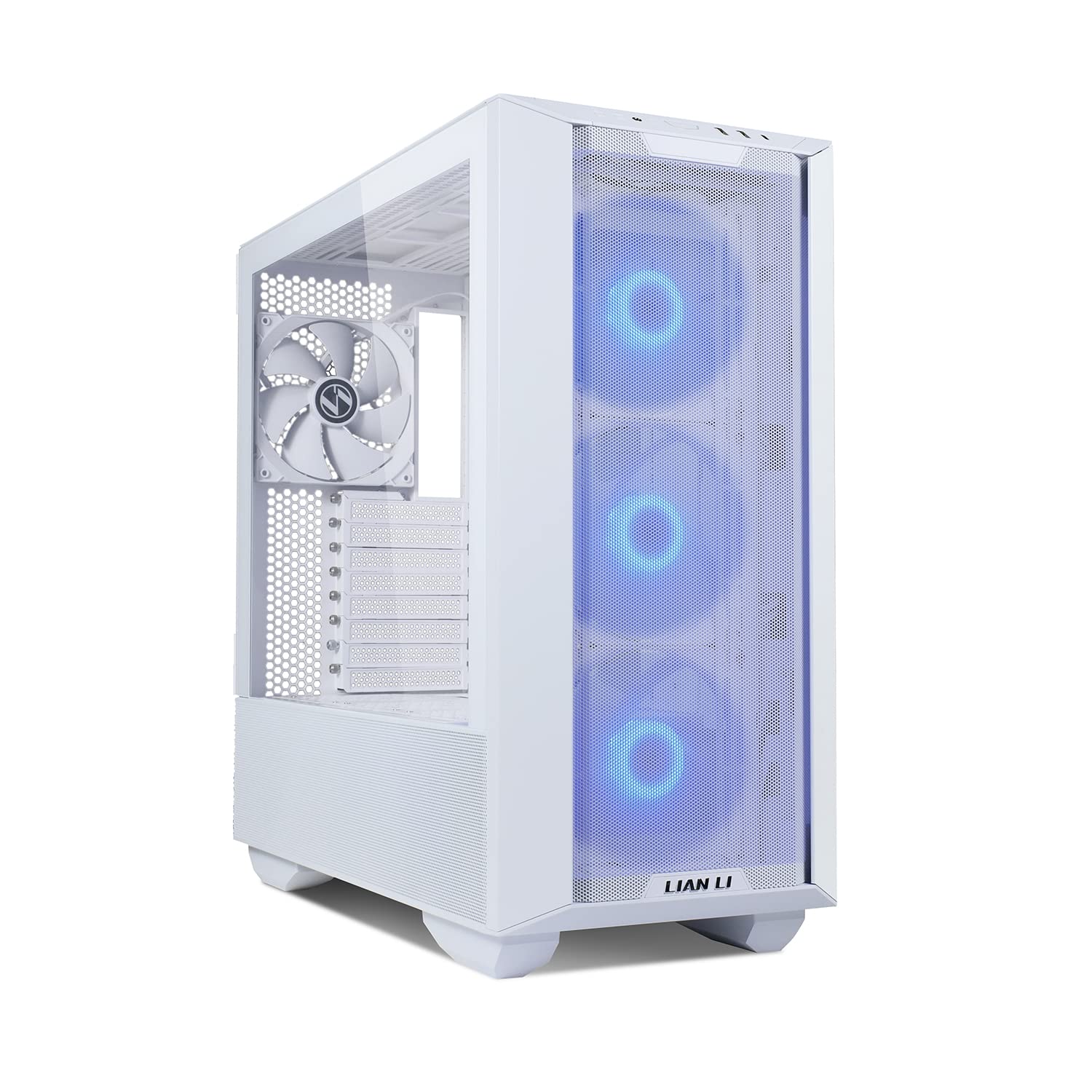 LIAN LI Lancool III RGB White Aluminum/SECC/Tempered Glass Gaming Case with 4 × 140 PWM Fans (ARGB)- LANCOOL 3R-W