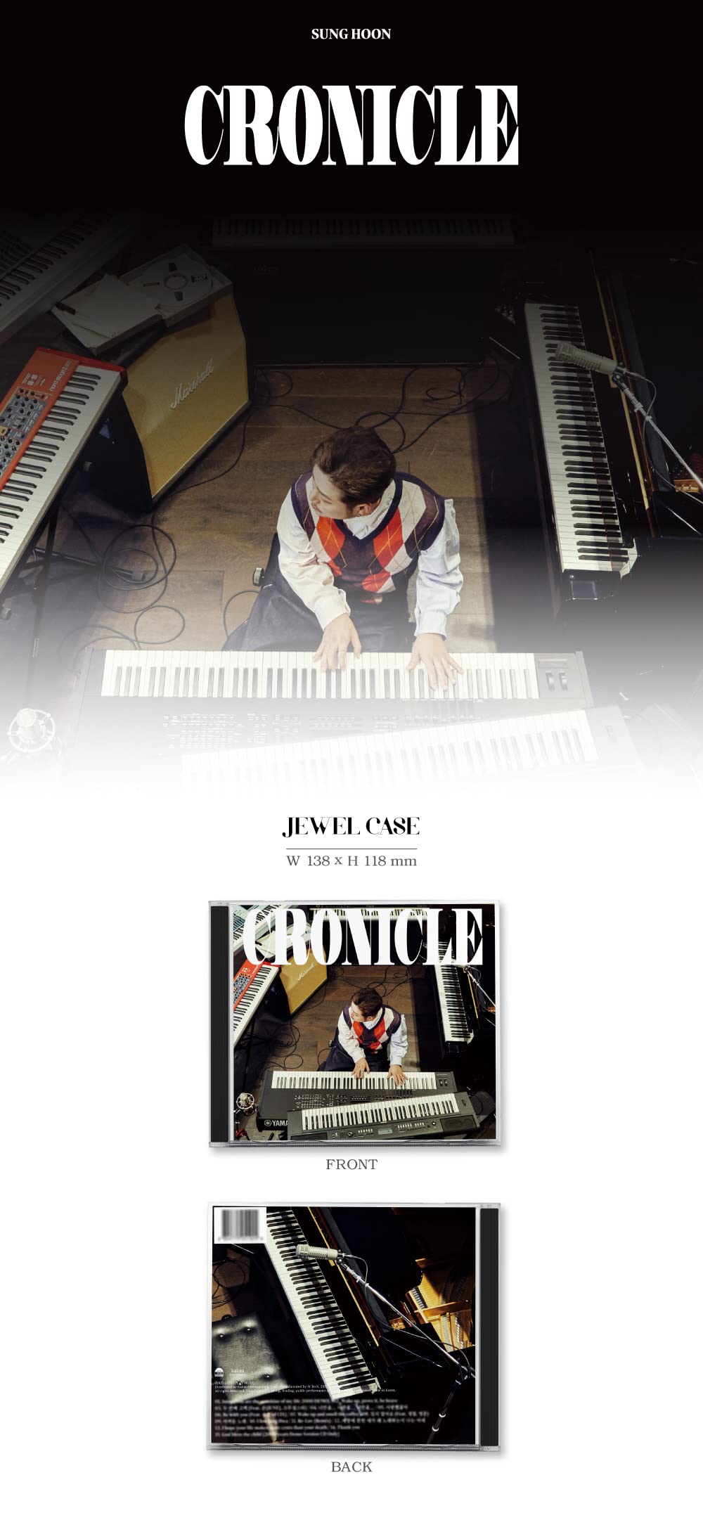 Sung Hoon Brown Eyed Soul - Vol.2 Cronicle CD