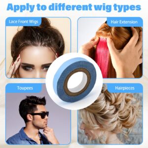 EHDIS Lace Front Wig Adhesive Tape Roll, Double-Sided Hair Extension Replacement Tape with Adhesives Remover Tool