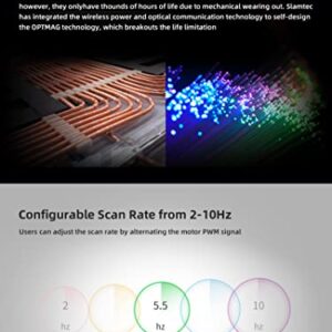 youyeetoo RPLIDAR A2M12 360 Degree Lidar Scanner 12Meter(39ft) Measuring Distance, 16000 Hz Sampling Frequency Compatible with A2 Previous SDK