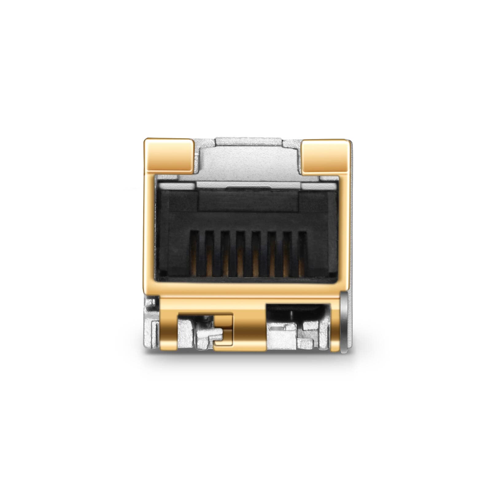 SFP RJ45 Copper Module, 10/100/1000BASE-T Gigabit SFP to RJ45 Mini-GBIC Transceiver for Cisco GLC-T(10/100/1000)/SFP-GE-T(10/100/1000), MikroTik, Supermicro Reach 100m - 4Pack