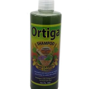 Ortiga Shampoo - Nettle Shampoo 100% Natural de Hierbas 16 fl oz, Green