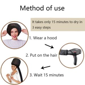 Hair Dryer Drying Cap Female Heating Headgear Hair Dryer Fast Drying Hair Portable Drying Artifact hat