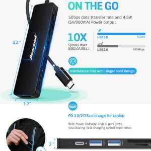 Hiearcool 11IN1 Docking Station and 7IN1 USB C Hub, USB-C Laptop Docking Station, Type C Adapter